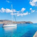 Sailing boat Crete